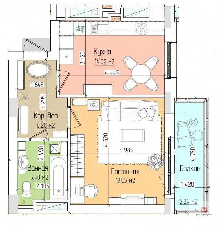 Продажа квартиры, Казань, ул. Краснококшайская - Фото 16