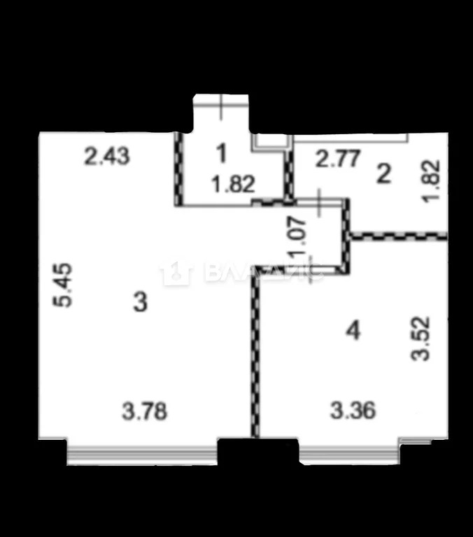 Москва, Дубининская улица, д.59к2, 1-комнатная квартира на продажу - Фото 7