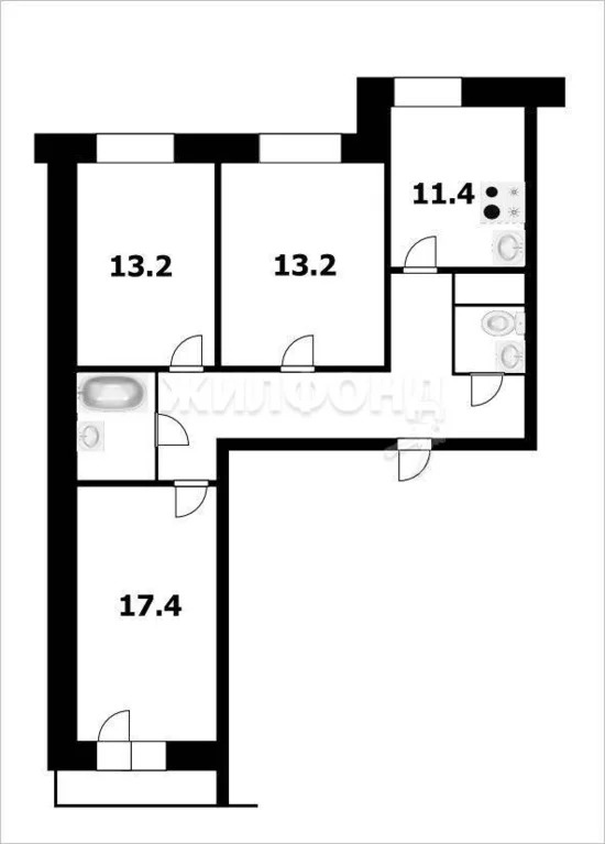 Продажа квартиры, Новосибирск, ул. Титова - Фото 14