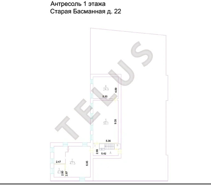 м. Курская, Старая Басманная, 1082 м2, Особняк (ном. объекта: 7800) - Фото 14
