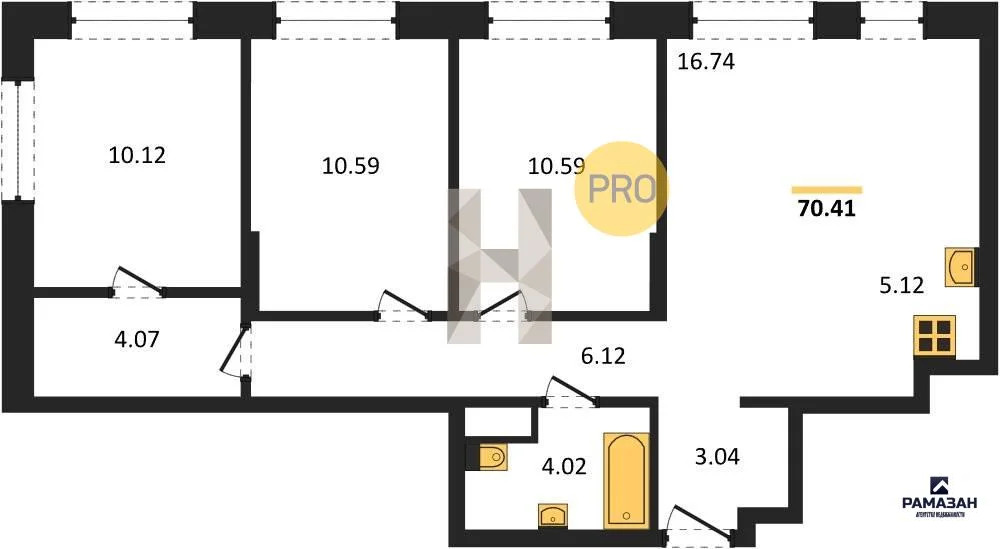 Продажа квартиры в новостройке, Казань, м. Проспект Победы, ул. ... - Фото 1