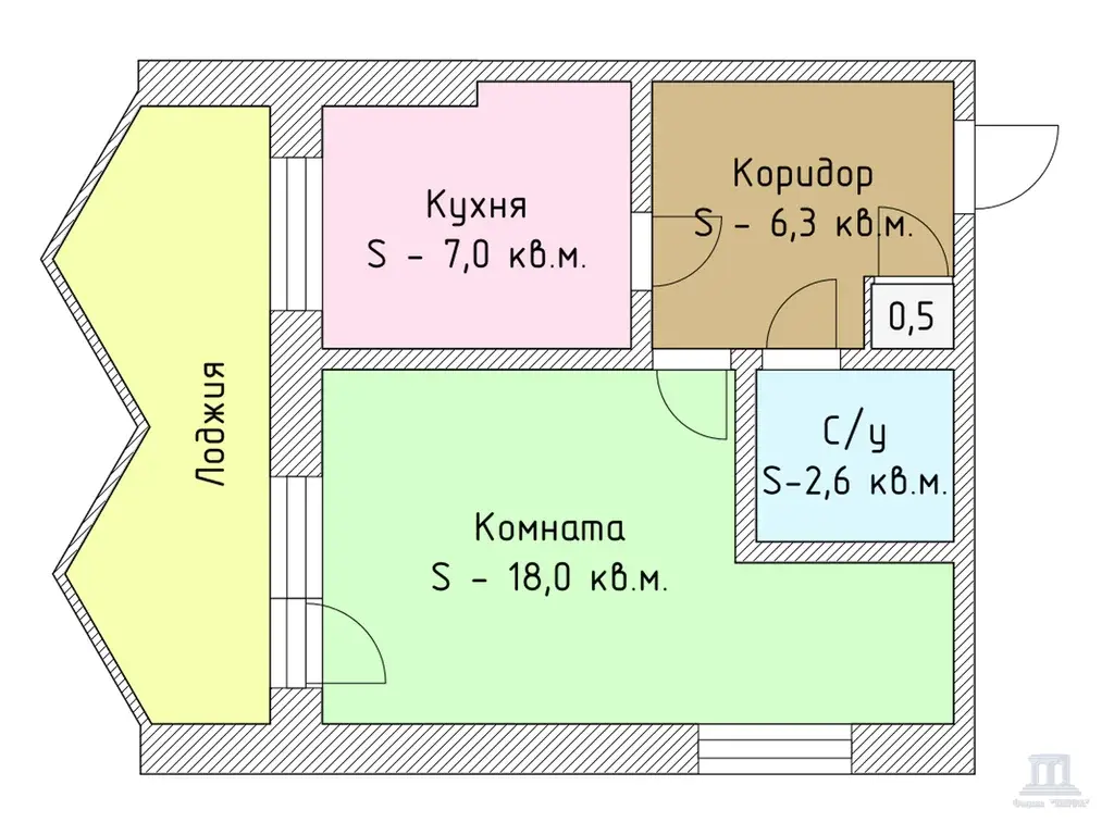 Продаю 1 комнатную квартиру в пос Рассвет в Ростовской области - Фото 14