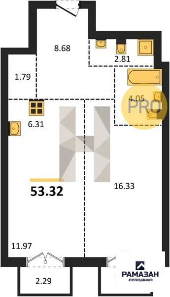Продажа квартиры в новостройке, Казань, Дулата Али ул. - Фото 1
