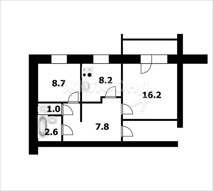 Продажа квартиры, Новосибирск, Владимира Высоцкого - Фото 17