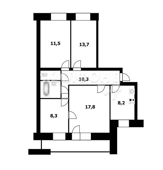 Продажа квартиры, Новосибирск, ул. Кубовая - Фото 14