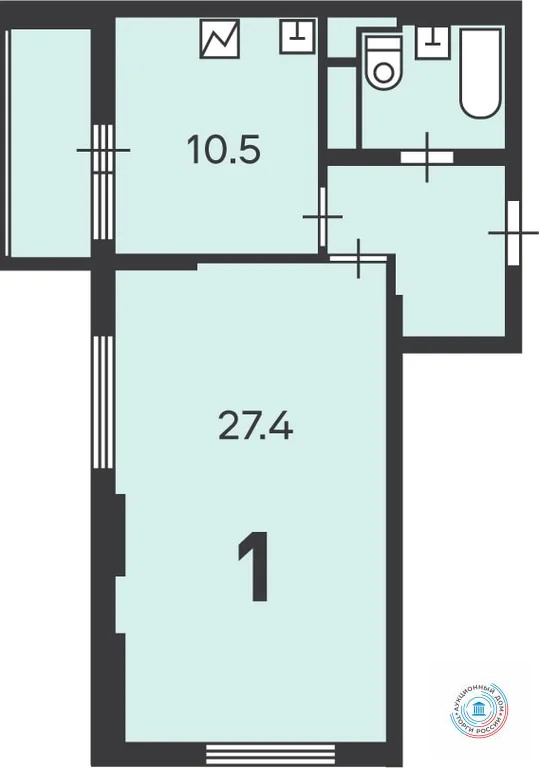 Продается квартира, 47.1 м - Фото 5