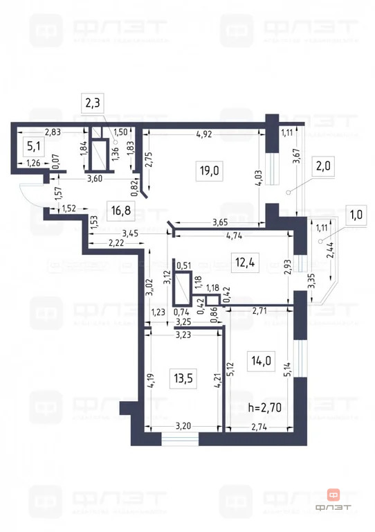 Продажа квартиры, Казань, ул. Абубекира Терегулова - Фото 31