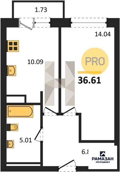 Продажа квартиры в новостройке, Казань, м. Проспект Победы, ... - Фото 1
