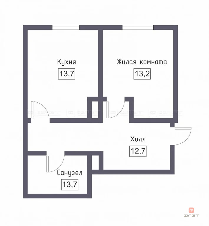 Продажа квартиры, Куюки, Пестречинский район, 13-й квартал - Фото 18