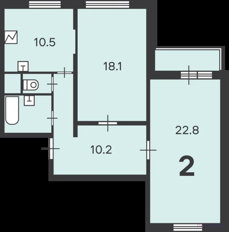 Продажа квартиры, Шишкин Лес, Михайлово-Ярцевское с. п. - Фото 5