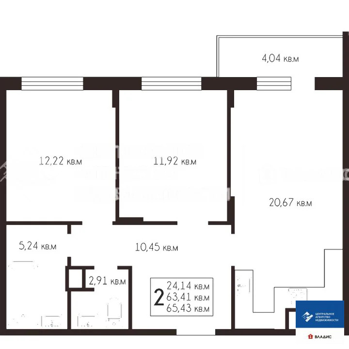 Продажа квартиры в новостройке, Рязань, микрорайон Октябрьский городок - Фото 9