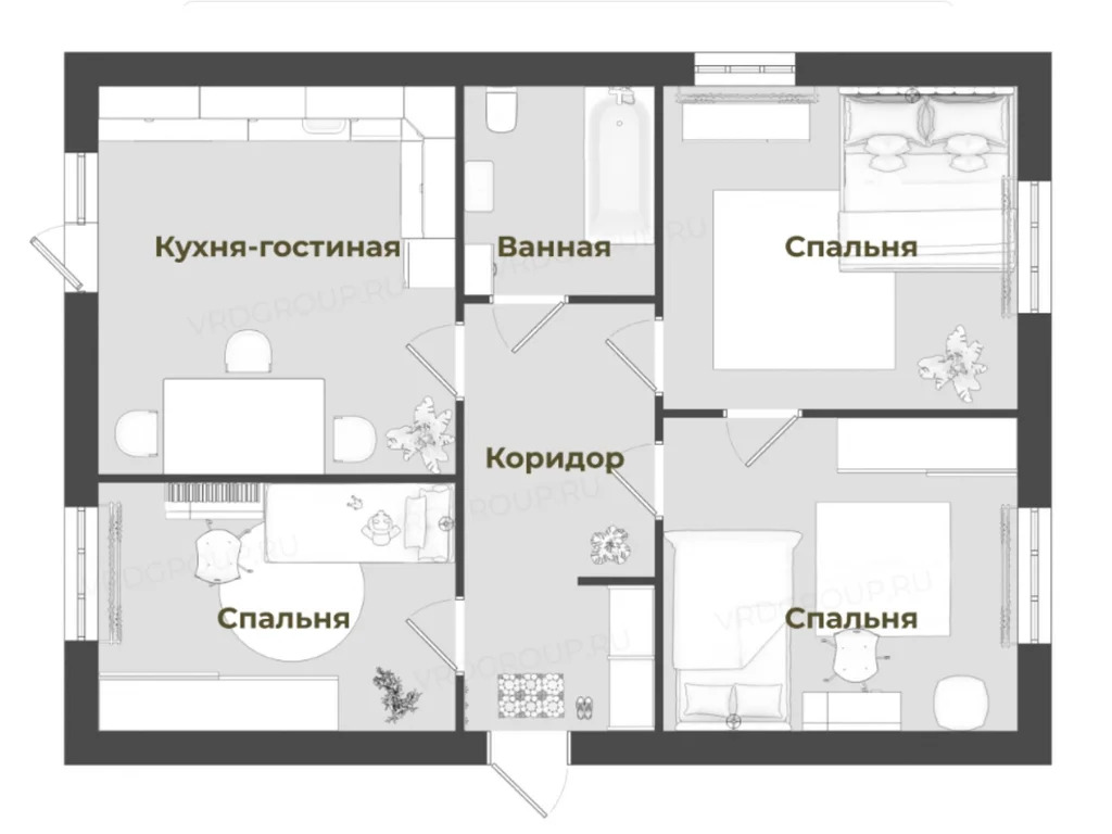 Коттедж 85 м2 на участке 7.85 сот. - Фото 2