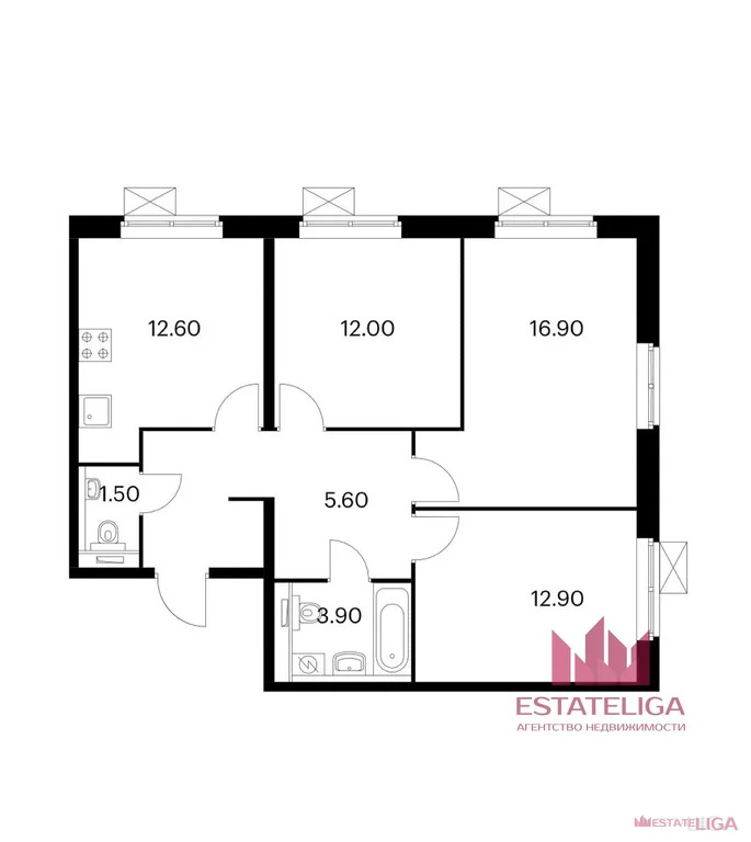 Продажа квартиры, Люберцы, Люберецкий район, улица Летчика Ларюшина - Фото 31
