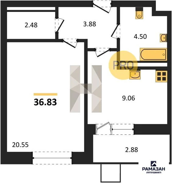 Продажа квартиры в новостройке, Казань, м. Горки, ул. Патриса Лумумбы - Фото 1