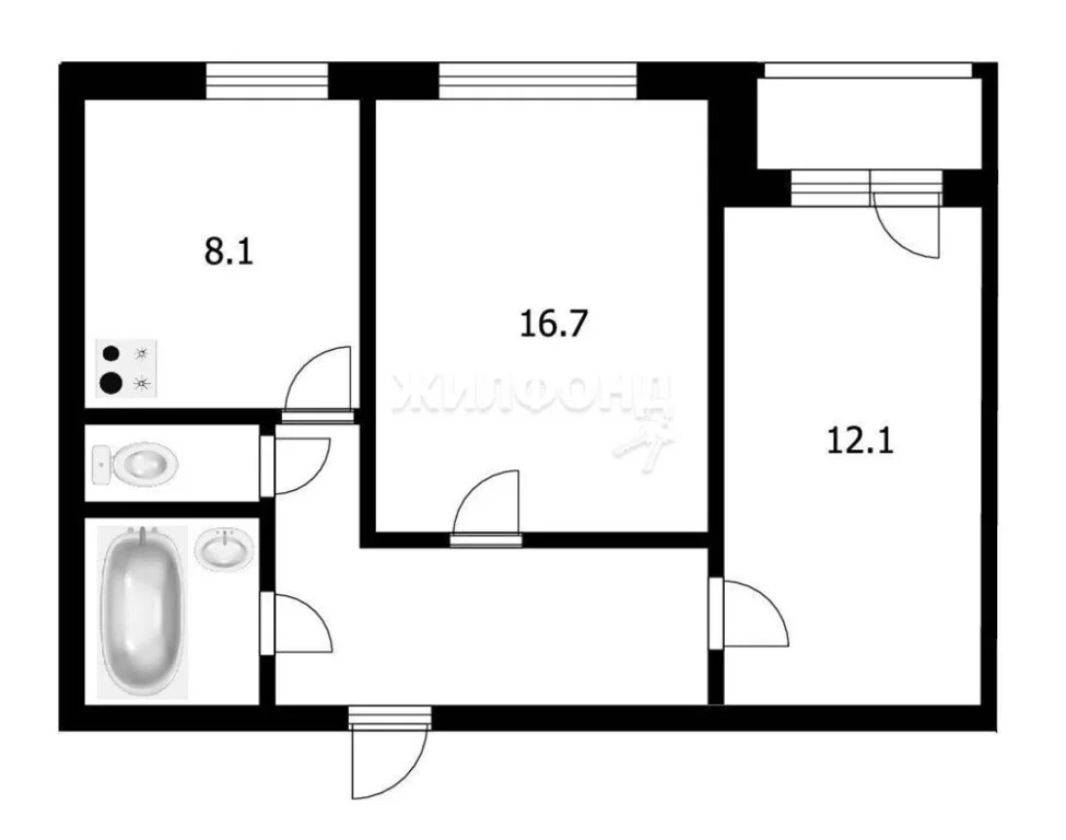 Продажа квартиры, Новосибирск, ул. Жуковского - Фото 14