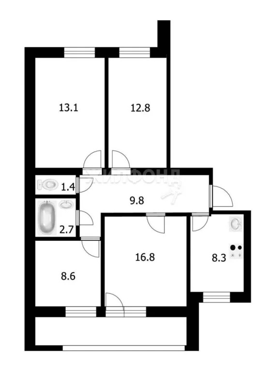 Продажа квартиры, Новосибирск, ул. Кубовая - Фото 12