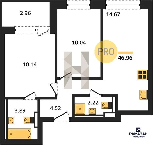 Продажа квартиры в новостройке, Казань, м. Козья слобода, ул. ... - Фото 1