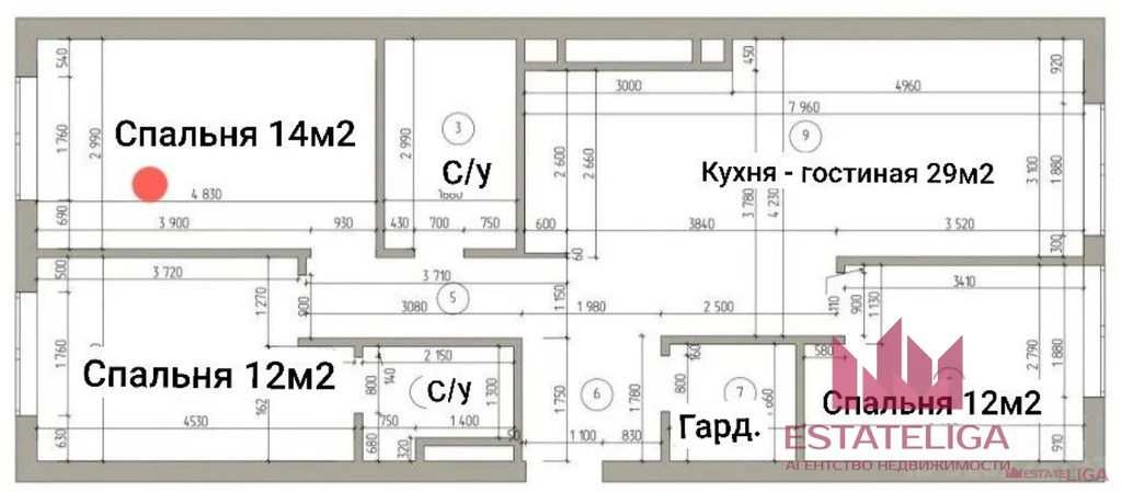 Продажа квартиры, улица Архитектора Щусева - Фото 25