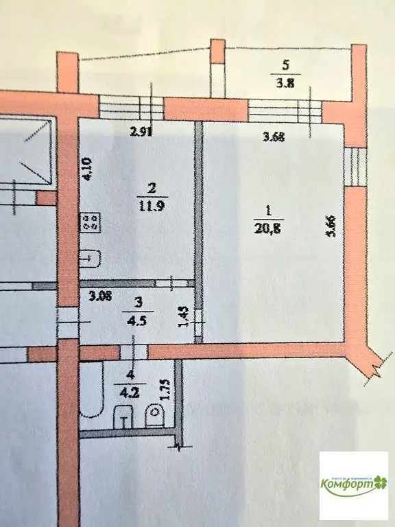 Продается 1 комнатная квартира в г. Раменское, ул. Дергаевская, д.10 - Фото 10
