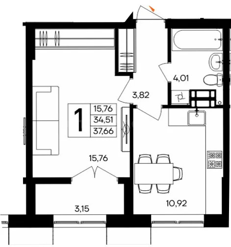 Продажа квартиры в новостройке, Севастополь, ул. Мате Залки - Фото 1