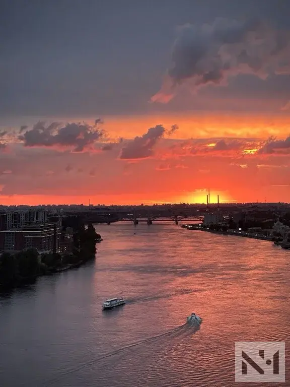 видовая 1-комнатная квартира у Невы - Фото 17