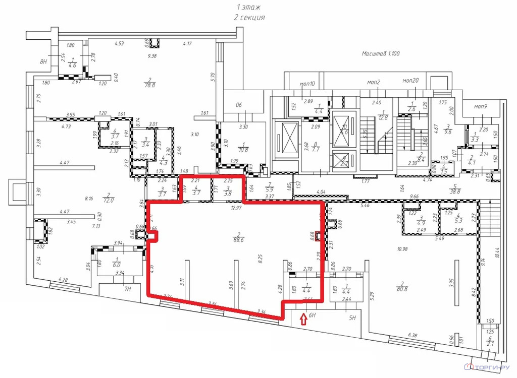 Продажа торгового помещения, 6-я Радиальная улица - Фото 4