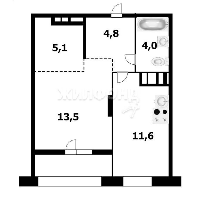 Продажа квартиры, Новосибирск, Ясный Берег - Фото 13