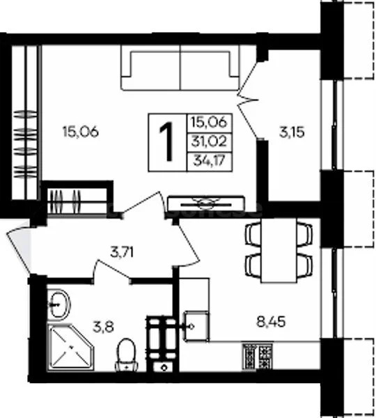 Продажа квартиры в новостройке, Севастополь, ул. Мате Залки - Фото 1