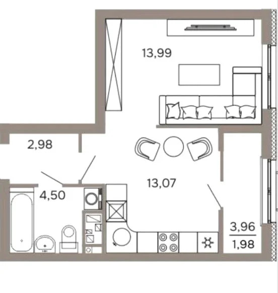 Продается квартира, 37 м - Фото 15