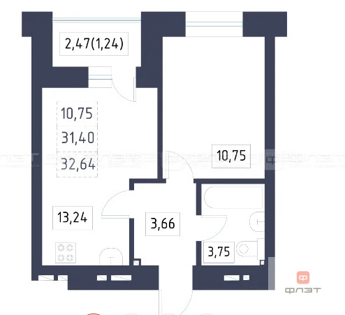 Продажа квартиры, Новая Тура, Зеленодольский район, ул. Дорожная - Фото 6