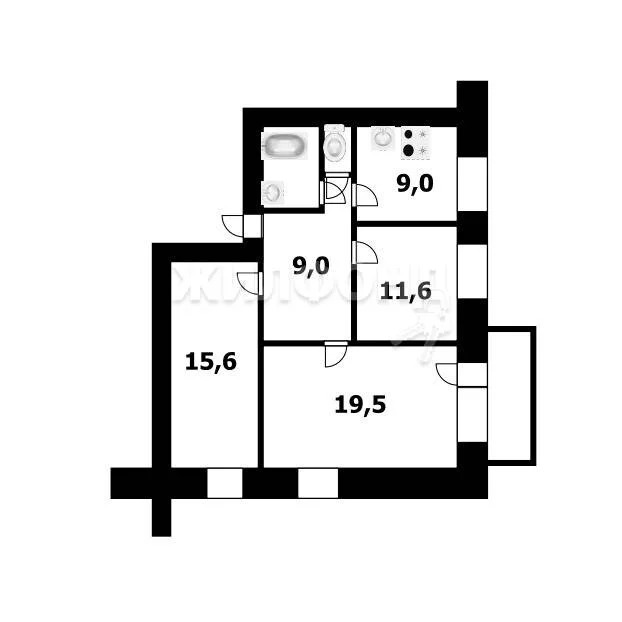 Продажа квартиры, Новосибирск, ул. Ельцовская - Фото 27