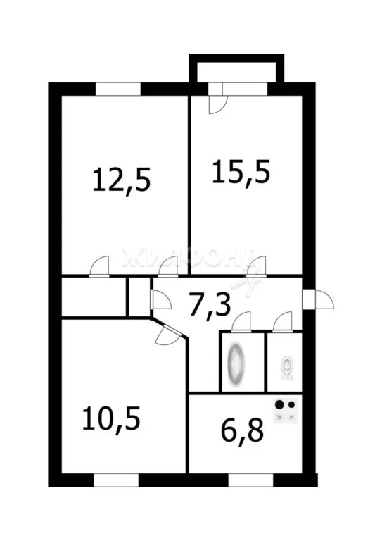 Продажа квартиры, Новолуговое, Новосибирский район, 3-й квартал - Фото 15