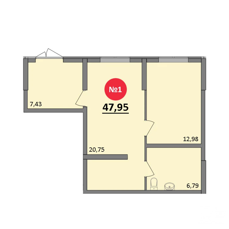 Продажа квартиры в новостройке, Черноморское, Черноморский район, ул. ... - Фото 1