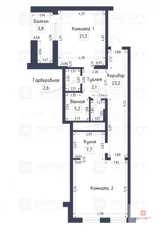 Продажа квартиры, Казань, ул. Достоевского - Фото 20