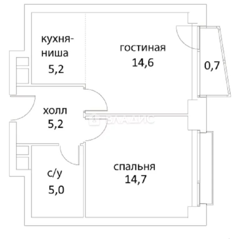 Москва, улица Лобачевского, д.120к2, 1-комнатная квартира на продажу - Фото 10