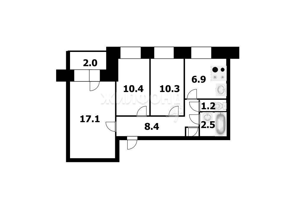 Продажа комнаты, Новосибирск, ул. Танкистов - Фото 4