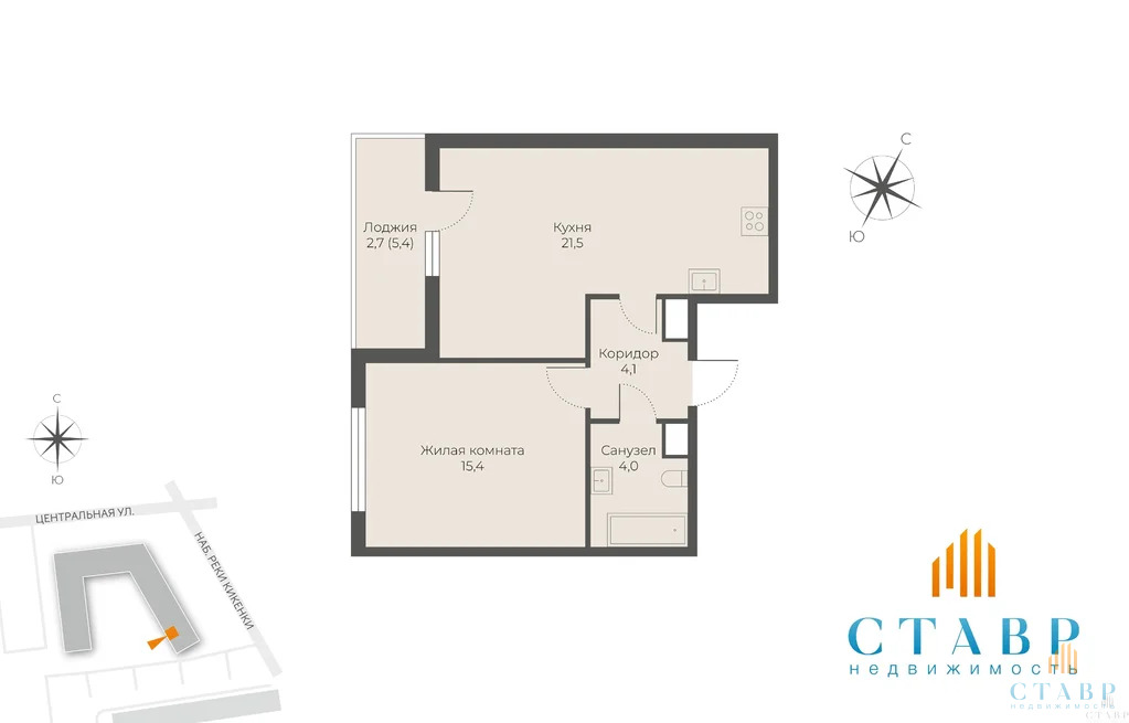 Продажа квартиры, Новоселье, Ломоносовский район, ул. Центральная - Фото 14