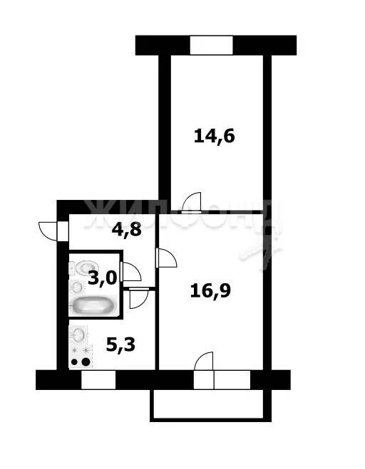 Продажа квартиры, Колывань, Колыванский район, Соловьёва - Фото 10