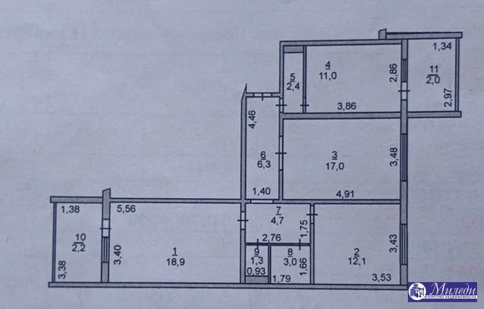 Продажа квартиры, Батайск, Северный массив микрорайон - Фото 2
