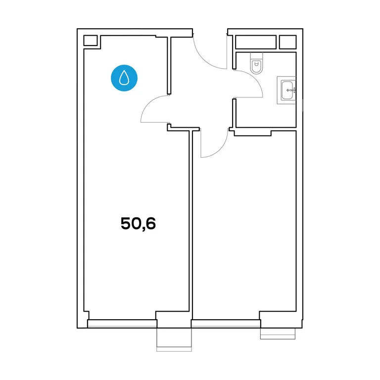 Продажа офиса 50.6 м2 - Фото 3