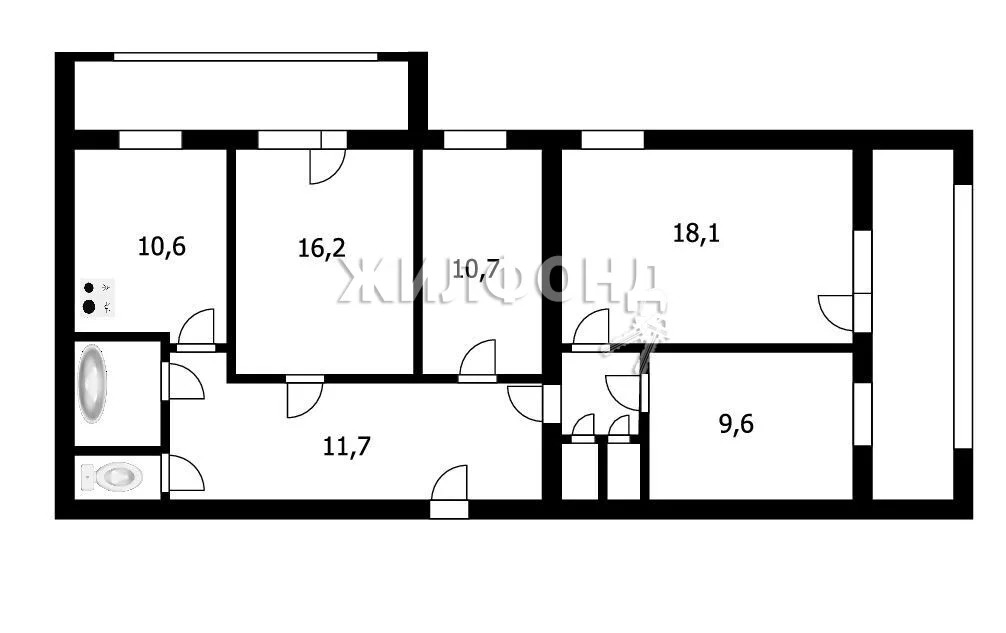 Продажа квартиры, Новосибирск, ул. Ударная - Фото 1