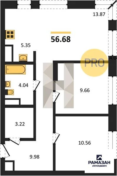 Продажа квартиры в новостройке, Казань, м. Проспект Победы, ... - Фото 1