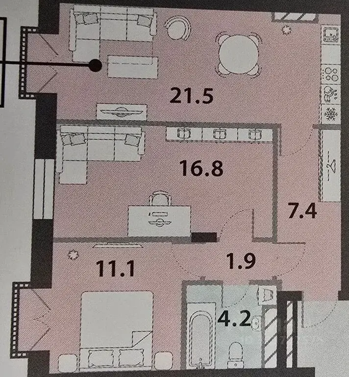 Продаю трехкомнатную квартиру 63.0м Пулковская ул., 2, Москва, САО, .. - Фото 40