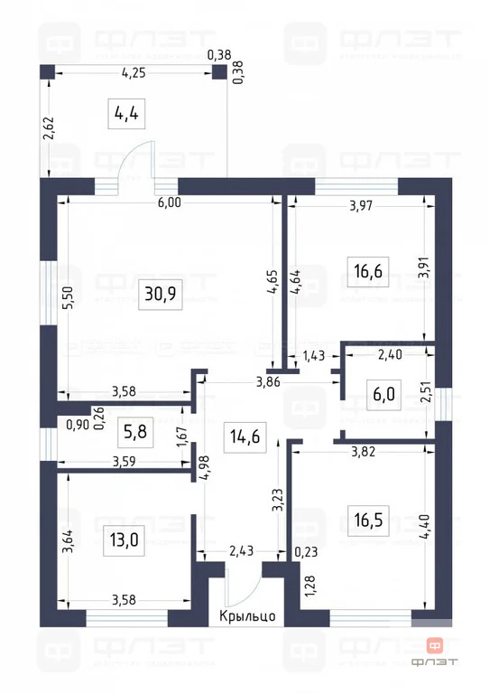 Продажа дома, Тарлаши, Лаишевский район, ул. Цветочная - Фото 11