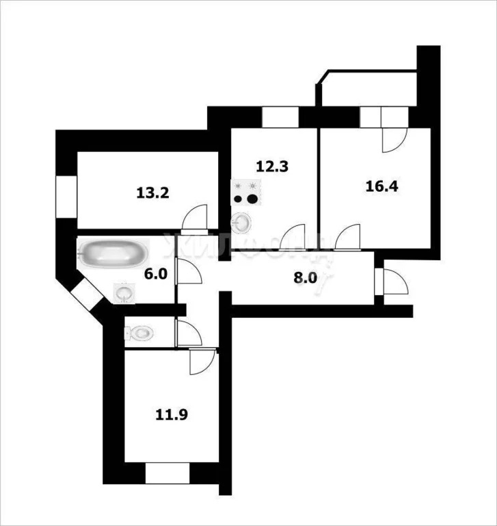 Продажа квартиры, Новосибирск, Заречная - Фото 19