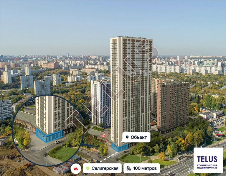 м.Селигерская, ул.Дмитровское шоссе 56.9м2, Помещение (ном. объекта: ... - Фото 1