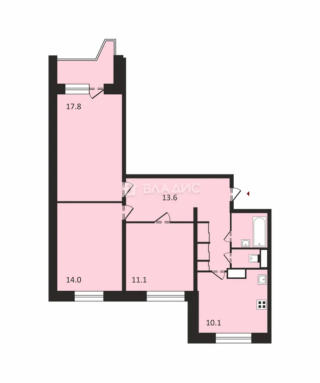 Москва, улица Раменки, д.9к3, 3-комнатная квартира на продажу - Фото 15