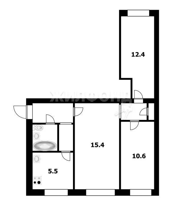 Продажа квартиры, Красный Яр, Новосибирский район, Центральная - Фото 5