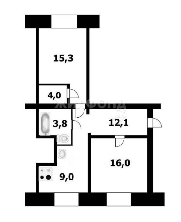 Продажа квартиры, Новосибирск, ул. Дуси Ковальчук - Фото 10