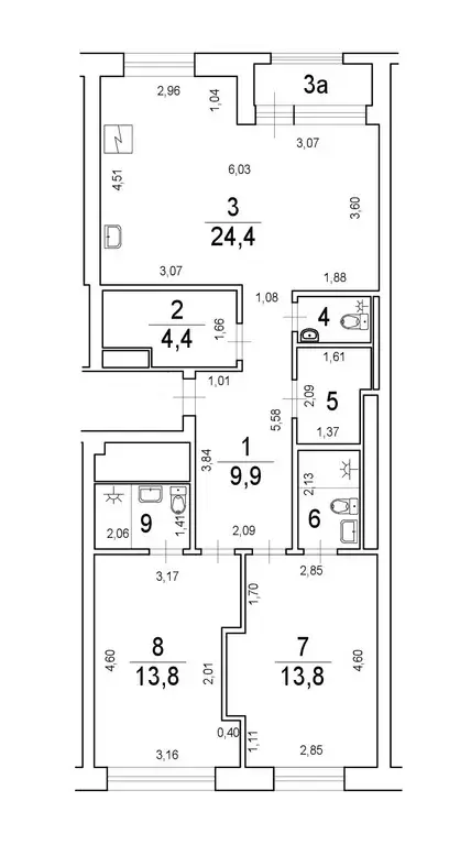 Евротрёшка в ЖК Царская площадь - Фото 2